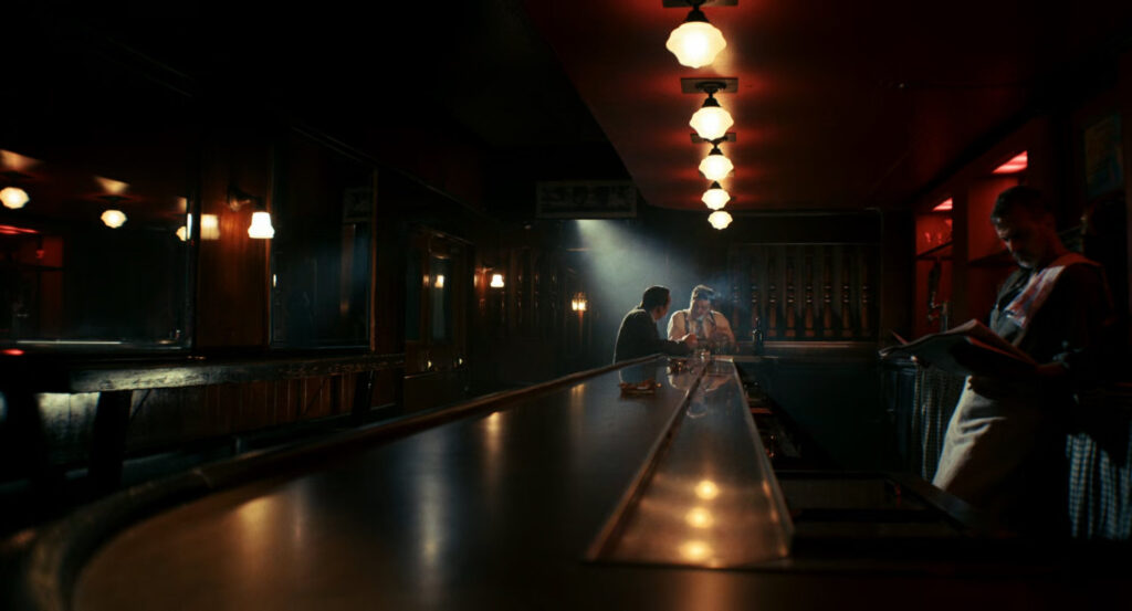 Ben and Donegal in a New York bar.