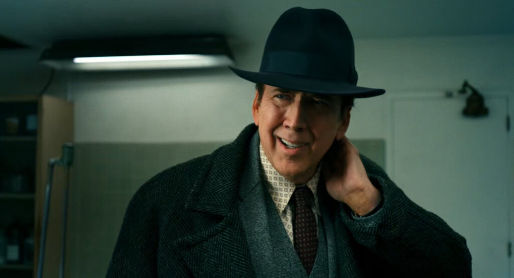 Ben in a hospital morgue.