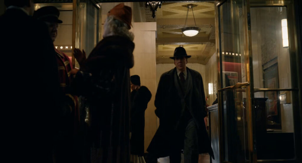 Ben leaving the Alcove Theater.