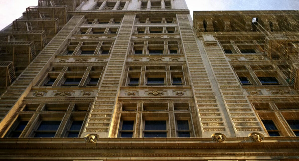 Exterior of flint Marko's apartment building.