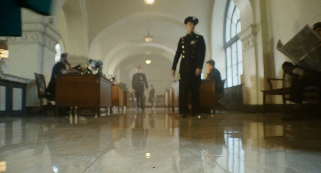 Interior of the Bureau of Criminal Records.