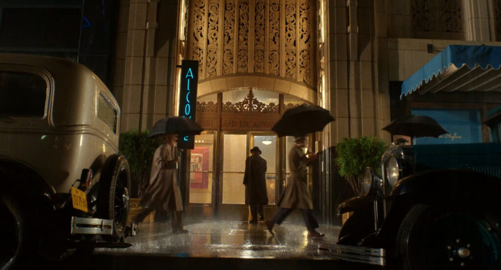 Ben entering the Alcove Theater.
