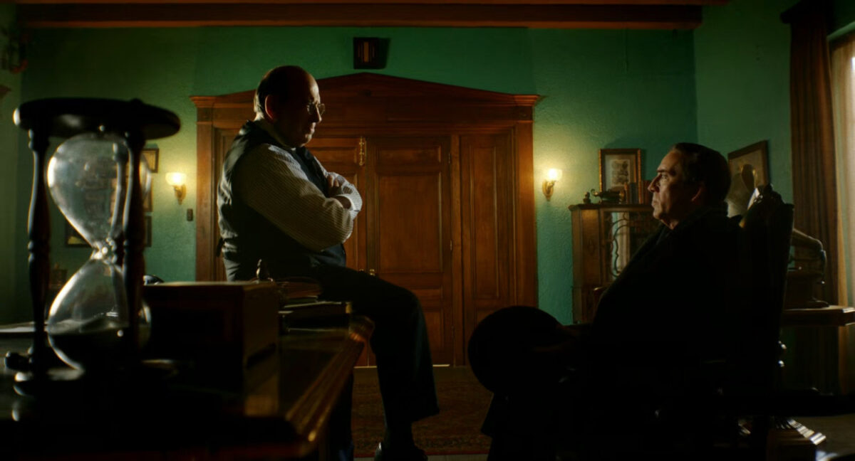The Mayor and Ben speak in the Mayor's office.