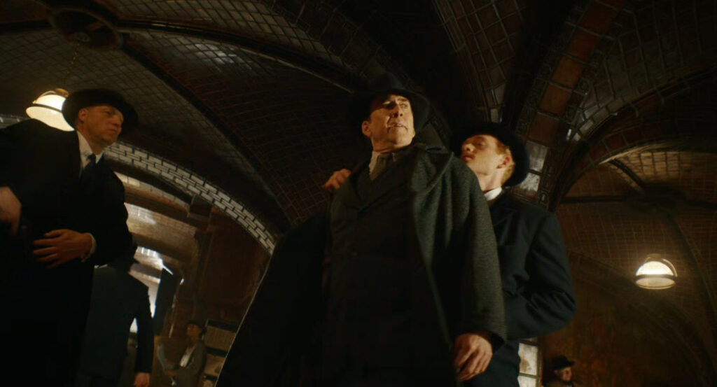 Ben being taken by Silvermane's men in Penn Station.