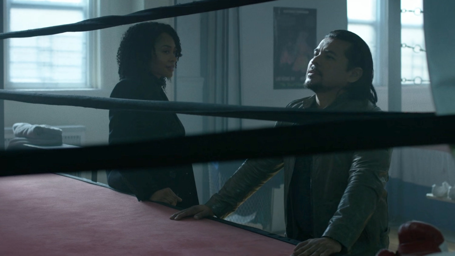 Misty and Colon in his Gym.